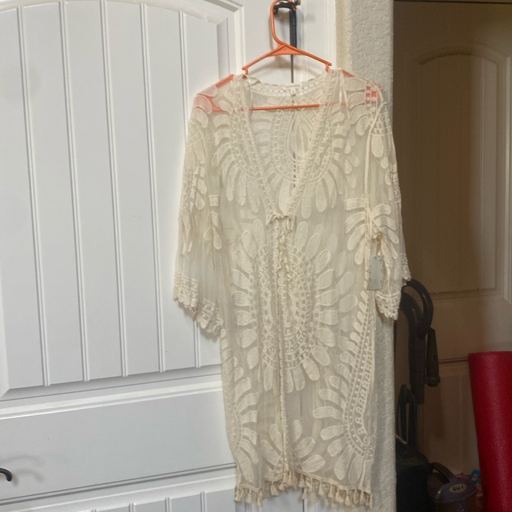 Beige duster